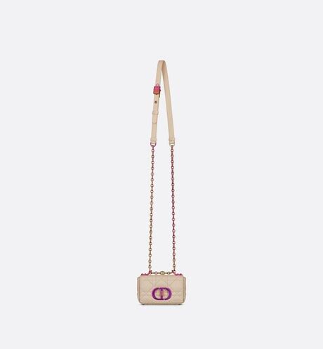 Micro Dior Caro Bag Sand